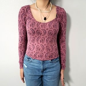 Long Sleeve Crop Top